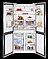 מקרר 4 דלתות 535 ליטר No-Frost GQN21225X grundig