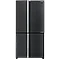 מקרר 4 דלתות מקפיא תחתון 611 ליטר נטו Sharp SJ-9270-SL עם התקן שבת מובנה - גימור נירוסטה מושחרת אחריות ע