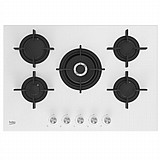 כיריים גז 5 להבות Beko בקו HILW 75222 SW כיריים גז 5 להבות Beko בקו HILW 75222 SW