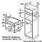 Serie | 8 Compact oven with microwave CMG633BB1, שחור