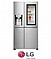 מקרר דלת ליד דלת LG GR251INS 601 ליטר